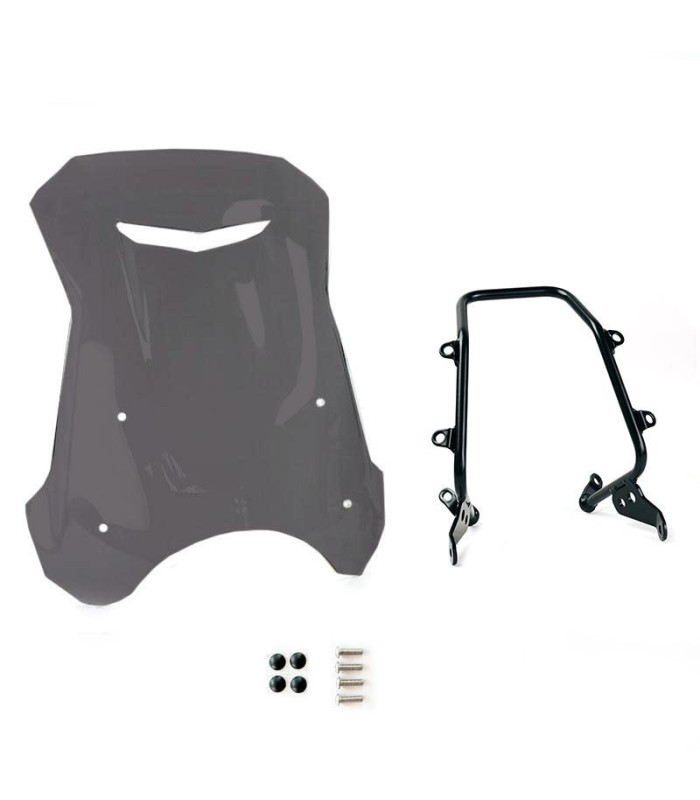 Unit Garage fumé Windschutzscheibe mit GPS-Halterung Triumph Bonneville T120