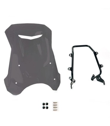 Unit Garage dark light windshield with support GPS Triumph Bonneville T120