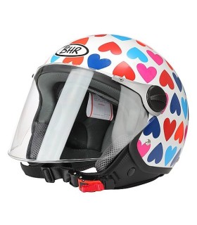 Helm jet BHR 710 cuori