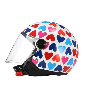 Casco jet BHR 710 cuori