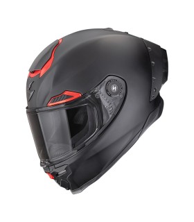 Casco Scorpion Exo Race Air Solid nero opaco rosso