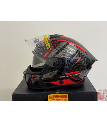 Casque Scorpion Exo 530 Air Theras rouge
