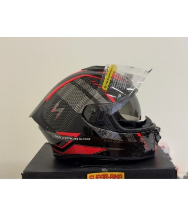Casco Scorpion Exo 530 Air Theras rosso