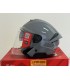 Casque jet LS2 OF618 Verso 2 Solid gris nardo