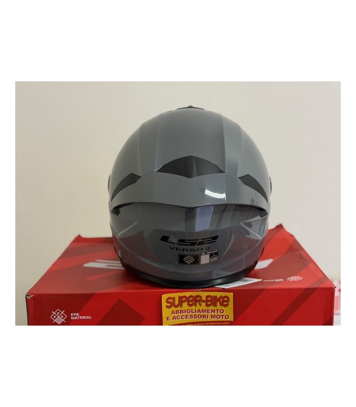 Helm jet LS2 OF618 Verso 2 Solid grau nardo
