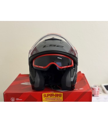 Helm jet LS2 OF618 Verso 2 Solid grau nardo
