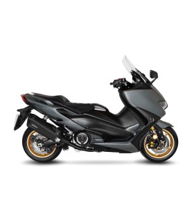 Leovince Yamaha T-Max 560 / Tech Max LV-12 Black edition CH - Full System - Endcap Carbon