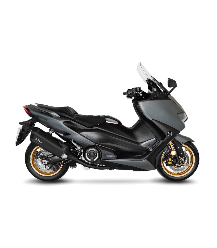 Leovince Yamaha T-Max 560 / Tech Max (2020-24) LV-12  Black edition CH - Full System - Endcap Carbon