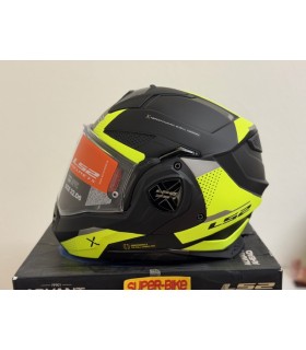 LS2 FF901 Advant X Oblivion yellow helmet