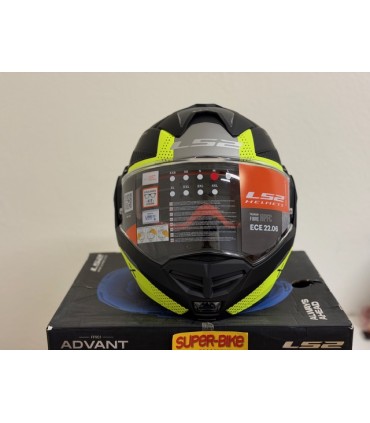 LS2 FF901 Advant X Oblivion yellow helmet