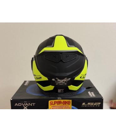 LS2 FF901 Advant X Oblivion yellow helmet