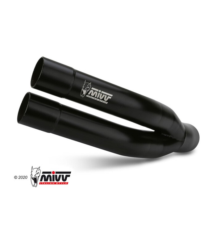 Mivv Double Gun inox black Benelli Leoncino 502C (2019-24)