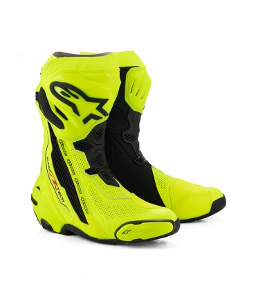 Bottes racing Alpinestars Supertech R vented jaune