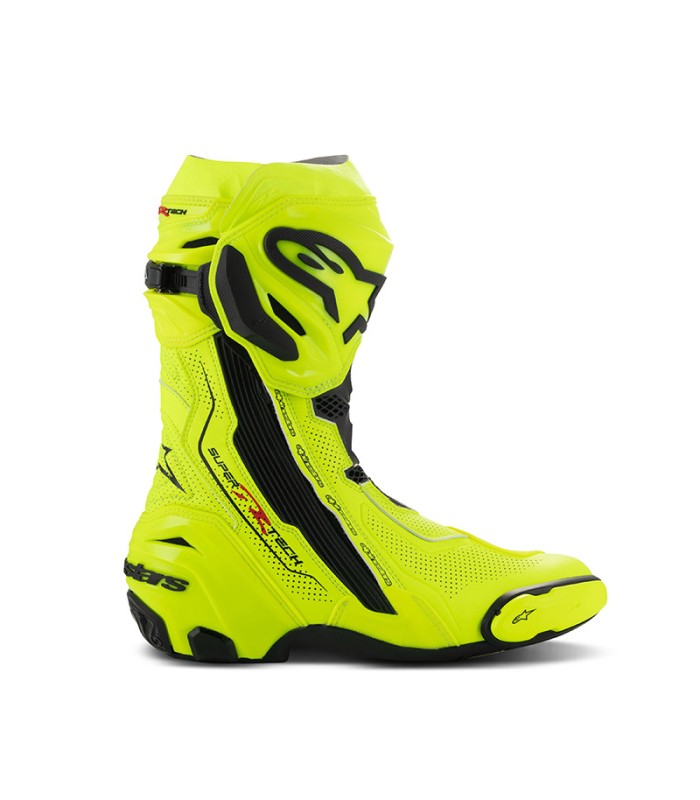 Bottes racing Alpinestars Supertech R vented jaune