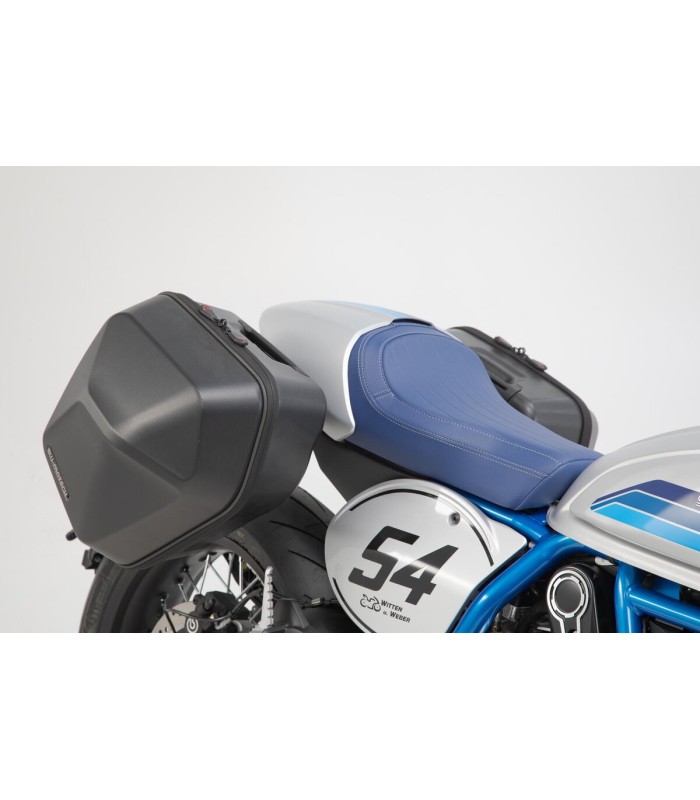 SW-Motech URBAN ABS side case system.  Ducati Scrambler Café Racer (17-18)