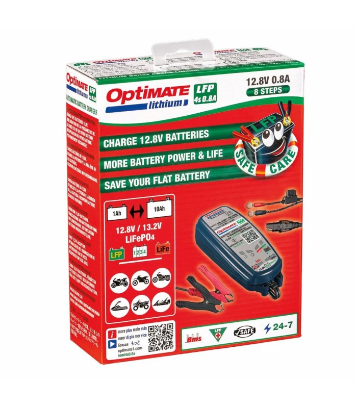 Caricabatterie Optimate litio LFP 4s 0,8 A