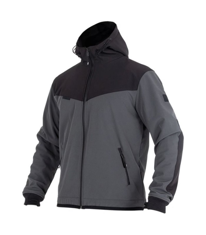 John Doe XTM V3 Hoodie Rip Stop grey/black