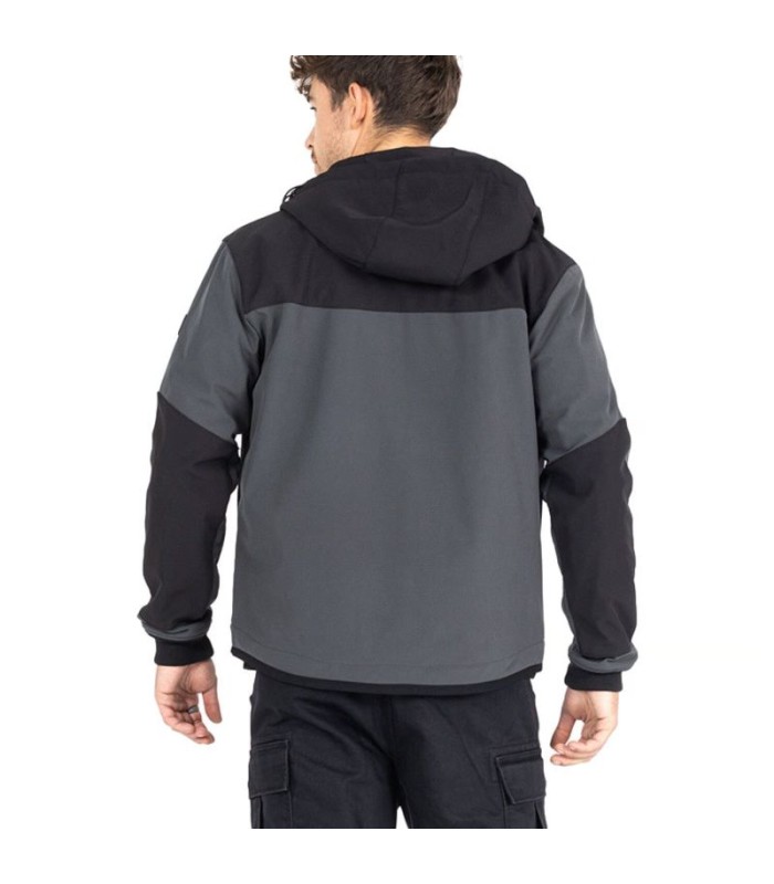 John Doe XTM V3 Hoodie Rip Stop grey/black