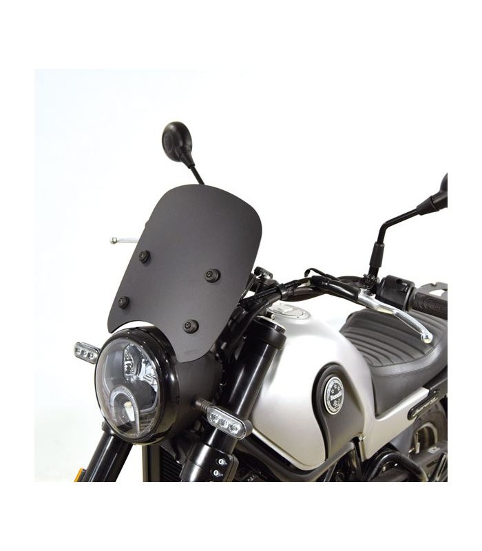 Isotta windshield black mat Leoncino 500 (2017-24)