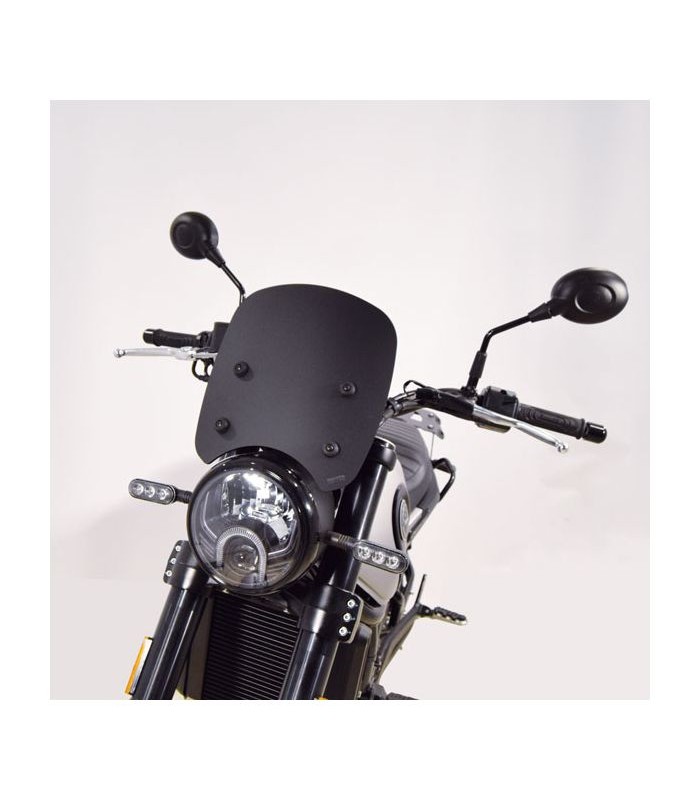 Isotta para brise noir mat Leoncino 500 (2017-24)