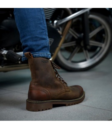 Trip Machine Derby boots Rusty wrangler