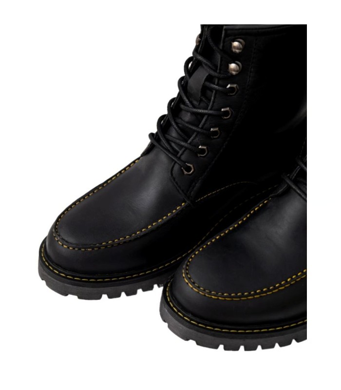 Trip Machine Moc-toe boots black