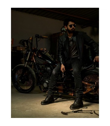 Trip Machine Moc-toe boots black