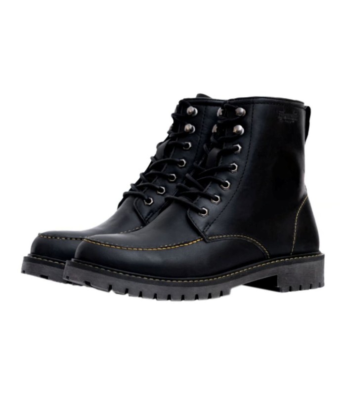 Trip Machine Moc-toe boots black