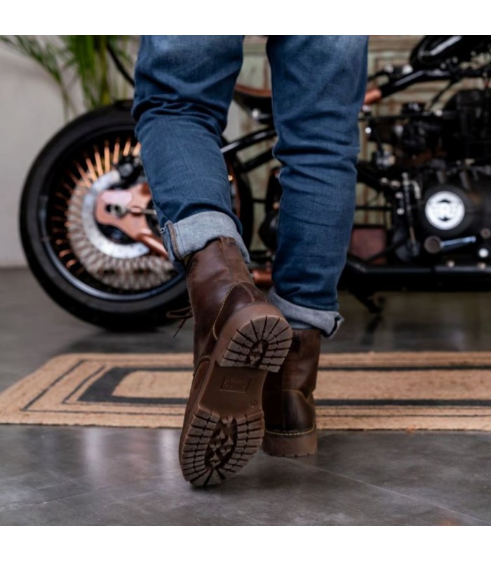 Trip Machine Moc-toe boots mocha