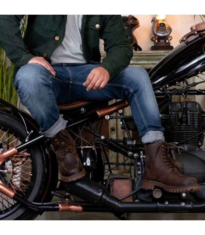 Trip Machine Moc-toe stiefel mocha