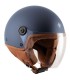 Casque Jet Tucano Urbano EL Jettin bleu mat marron