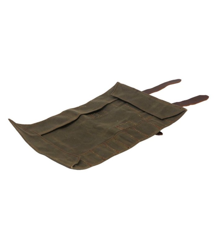 Longride TOOL ROLL, WAXED COTTON kaki