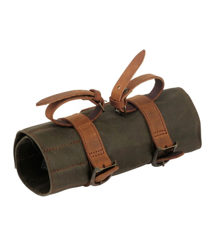Longride TOOL ROLL, WAXED COTTON kaki