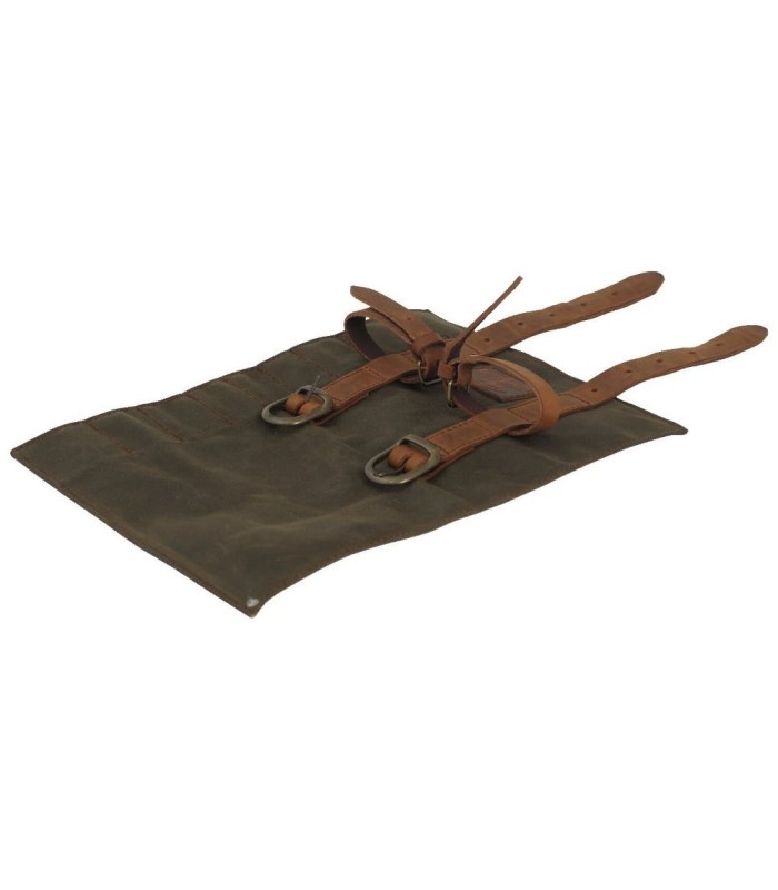 Longride TOOL ROLL, WAXED COTTON kaki