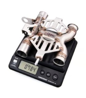 Motone MTE120 X-pipe cat-delete exhaust system Triumph