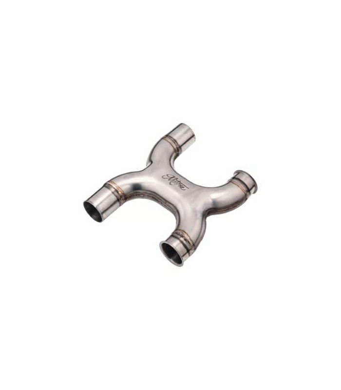 Motone MTE130 X-pipe Lite cat-delete exhaust system Triumph