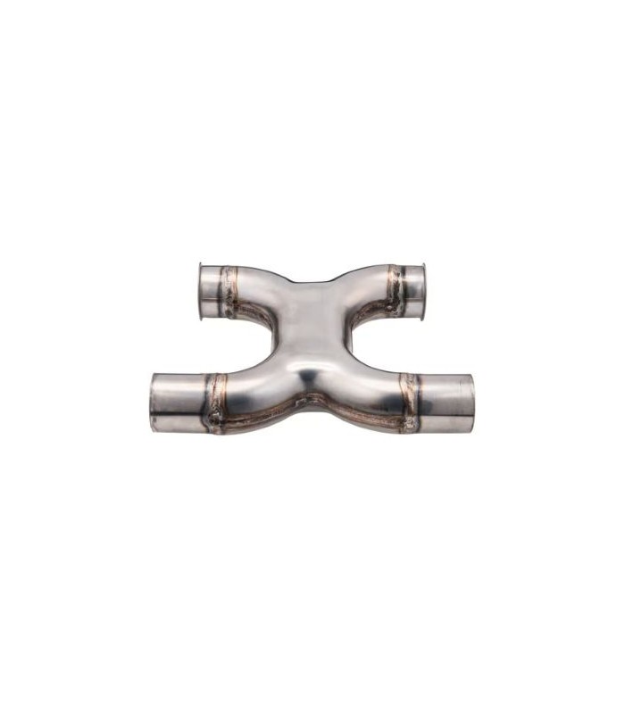 Motone MTE130 X-pipe Lite cat-delete exhaust system Triumph