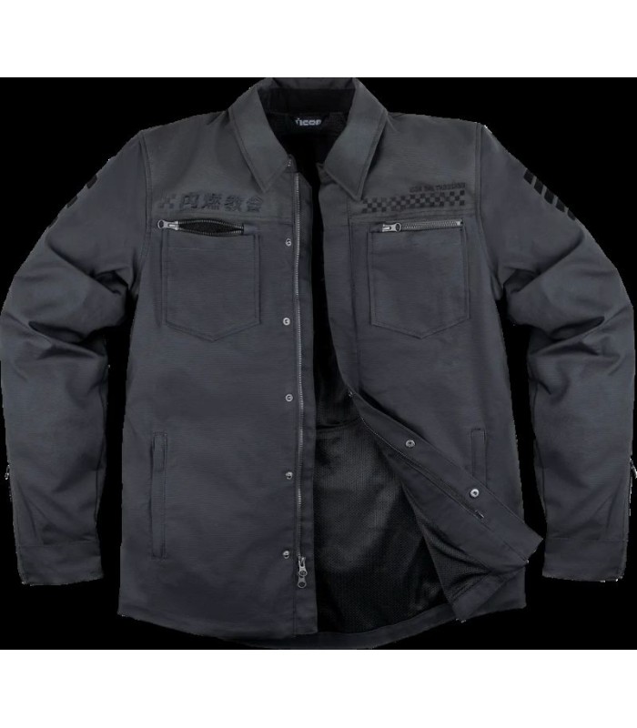 Giacca Icon Upstate mesh nero