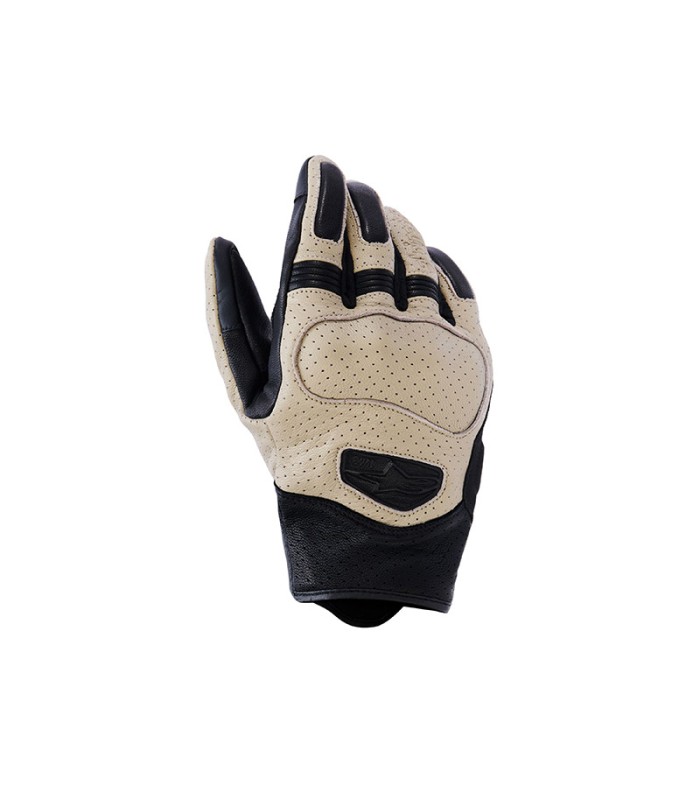 Leder handschuhe Alpinestars Mustang V3 aluminium