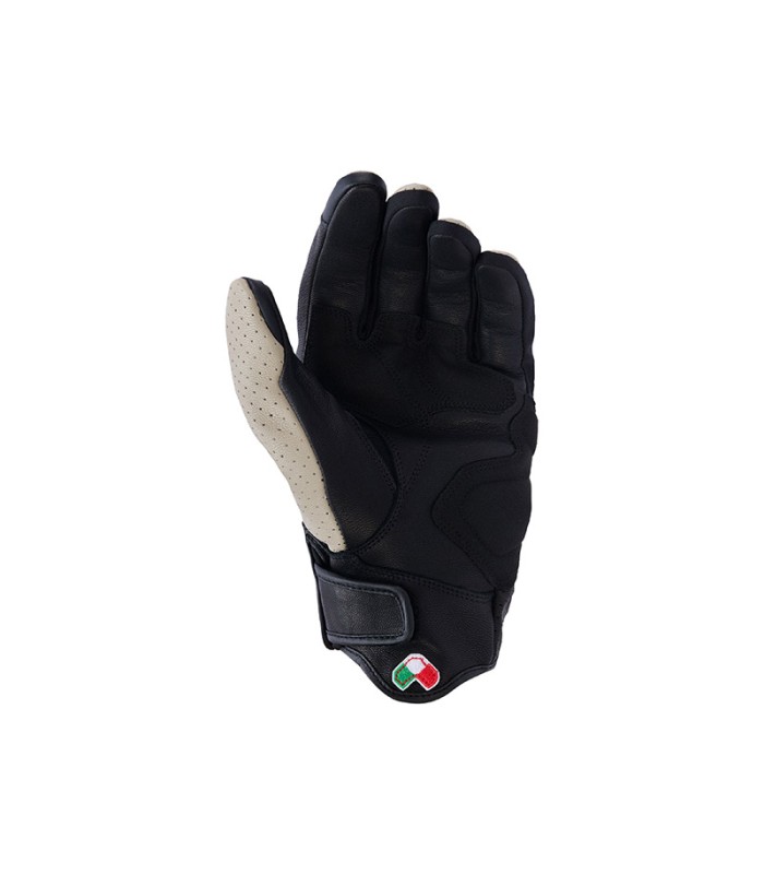 Leder handschuhe Alpinestars Mustang V3 aluminium