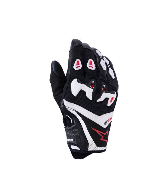 Gants Alpinestars SP-R Pro blanc rouge