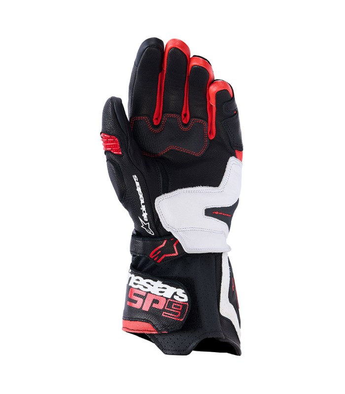 Rennen handschuhe Alpinestars SP-9 weiss rot