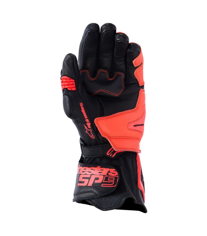 Alpinestars SP-9 gloves black red