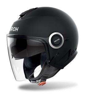 Casque jet Airoh Helyos noir mat