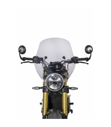 Isotta Bulle Protection Moyenne pour Triumph Speed 400 (2025) fumé