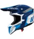 Casque cross Airoh Wraaap Conquer bleu