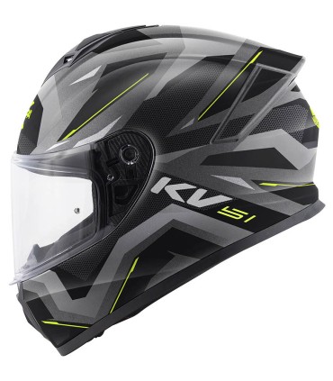 Helm Kappa moto KV51 Insert schwarz grau gelb