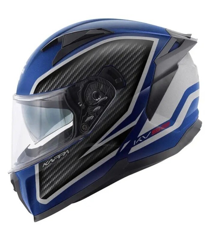 Helm Kappa moto KV52 Kronos blau mat