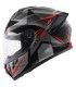 Helm Kappa moto KV51 Zenith titan rot