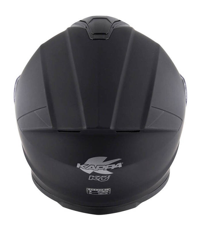 Helm Kappa moto KV51 schwarz mat